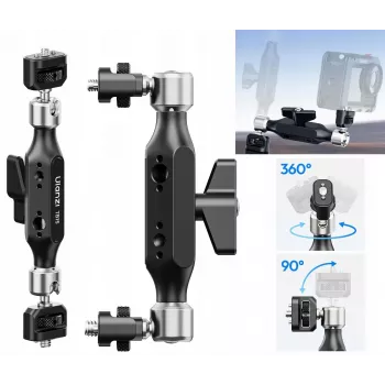 ULANZI Magic Arm 360° με σπείρωμα 1/4 ίντσας και 3/8 ίντσας για κάμερα Camcorder TB15 T058GBB1