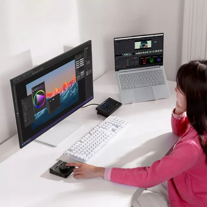 ULANZI D100H Bluetooth 5.0 Haptic Video Controller με περιστροφικό κουμπί και οθόνη OLED
