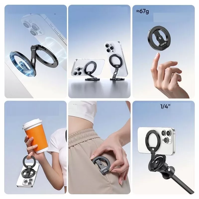 Ulanzi MA02 μαγνητική βάση τρίποδου για τηλέφωνα MagSafe, 1/4