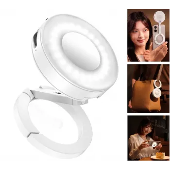 Ulanzi ML05 LED φως συμπλήρωσης με καθρέφτη, MagSafe, 2500K-9000K, λευκό