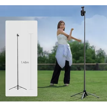 ULANZI selfie stick τρίποδο 148 cm σπείρωμα 1/4 ίντσας για smartphone κάμερα TT24