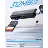 ULANZI CR3 3-in-1 αναγνώστης καρτών SD/MicroSD/USB με θύρες USB-C και USB-A