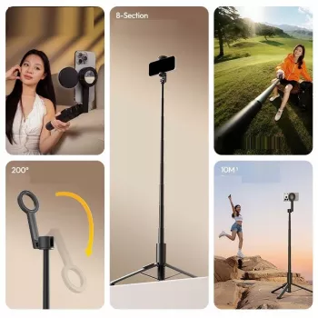 ULANZI SK26 MagSafe selfie stick τρίποδο 2-in-1 113cm μαύρο