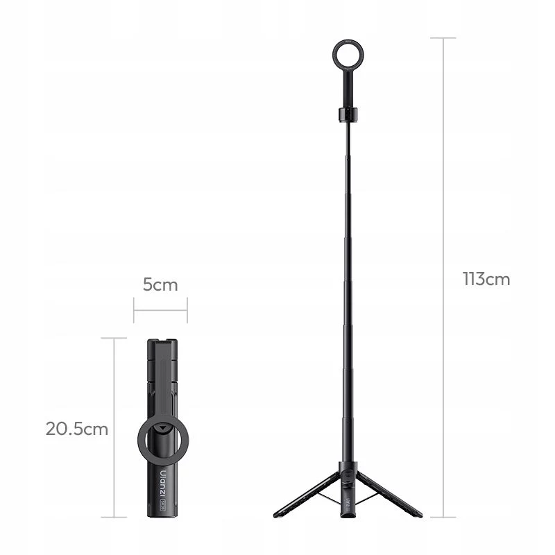 ULANZI SK26 MagSafe selfie stick τρίποδο 2-in-1 113cm μαύρο
