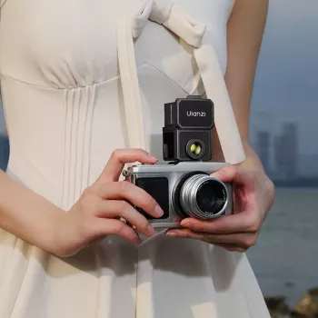 ULANZI σκόπευτρο Waist-Level για 28mm 35mm 50mm ρετρό ασημί VF01
