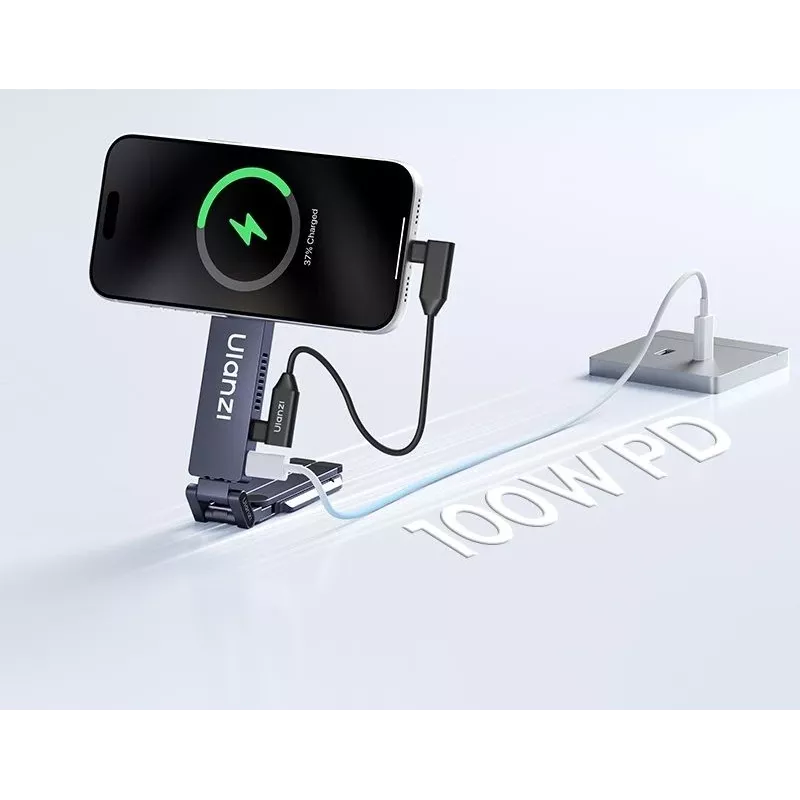ULANZI MA58 βάση τηλεφώνου MagSafe, θήκη SSD, hub φόρτισης PD 100W