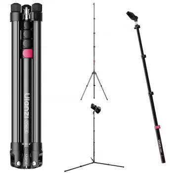 Ulanzi TT43II μίνι τρίποδο / τρίποδο φωτισμού - 43 cm, φόρτιση 2 kg, μαύρο
