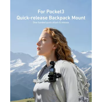 TELESIN Βάση ιμάντα σακιδίου για DJI Osmo Pocket 3