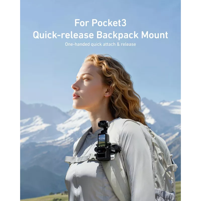 TELESIN Βάση ιμάντα σακιδίου για DJI Osmo Pocket 3