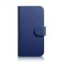 iCarer Wallet Case 2in1 για iPhone 14 Plus - Θήκη flip από γνήσιο δέρμα με RFID blocking, θήκες καρτών, Kickstand - Μπλε