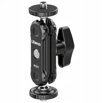 ULANZI R102 Magic Arm 9cm Διπλό σπείρωμα 1/4 ίντσας Μίνι αρθρωτός βραχίονας για κάμερα Rig Vlogging