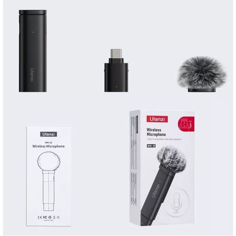 ULANZI WM-10-T USB-C Ασύρματο σύστημα μικροφώνου