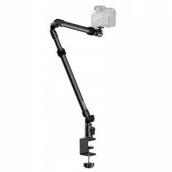 Ulanzi ZJ02 Super Clamp / Crab Clamp με σπειρώματα 1/4 ίντσας και 3/8 ίντσας, κράμα αλουμινίου, Μαύρο