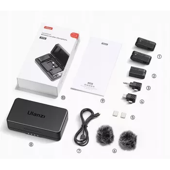 Ulanzi A100 Ασύρματο μικρόφωνο USB-C / USB-A / 3.5mm Jack