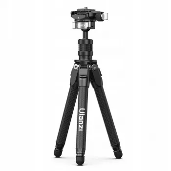 ULANZI TT35 Carbon Fiber Mini Τρίποδο 28cm με Κεφαλή Σφαίρας, Βίδα 1/4 inch, Πλάκα Arca-Swiss, για DSLR/Spiegellose/Action Κάμερα/Smartphone, Μαύρο