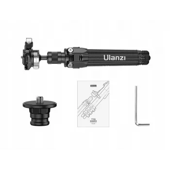 ULANZI TT35 Carbon Fiber Mini Τρίποδο 28cm με Κεφαλή Σφαίρας, Βίδα 1/4 inch, Πλάκα Arca-Swiss, για DSLR/Spiegellose/Action Κάμερα/Smartphone, Μαύρο