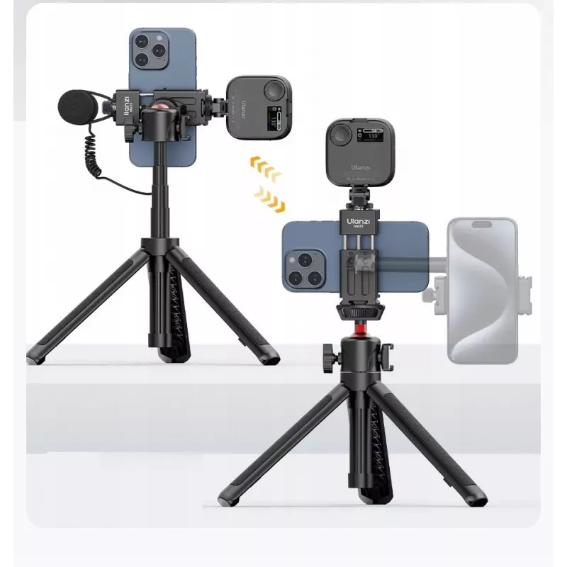 Ulanzi MA33 Θήκη Τηλεφώνου με 2x Cold Shoe Mounts και Βάση Arca-Swiss