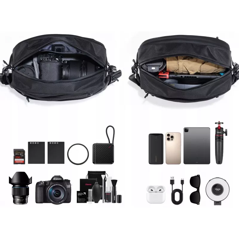 Ulanzi PB038 Travel Sling Bag V2 - Μαύρο, 7L, Αδιάβροχο