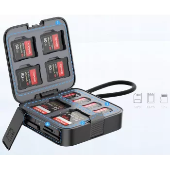 Ulanzi CRC10 Θήκη Κάρτας Μνήμης 13 Υποδοχές + 3-in-1 Card Reader 10 Gbps CFexpress Type A SD microSD