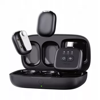 Ulanzi A30 Tiny Ασύρματο Σετ Μετάδοσης Ήχου - USB-C, Μαύρο