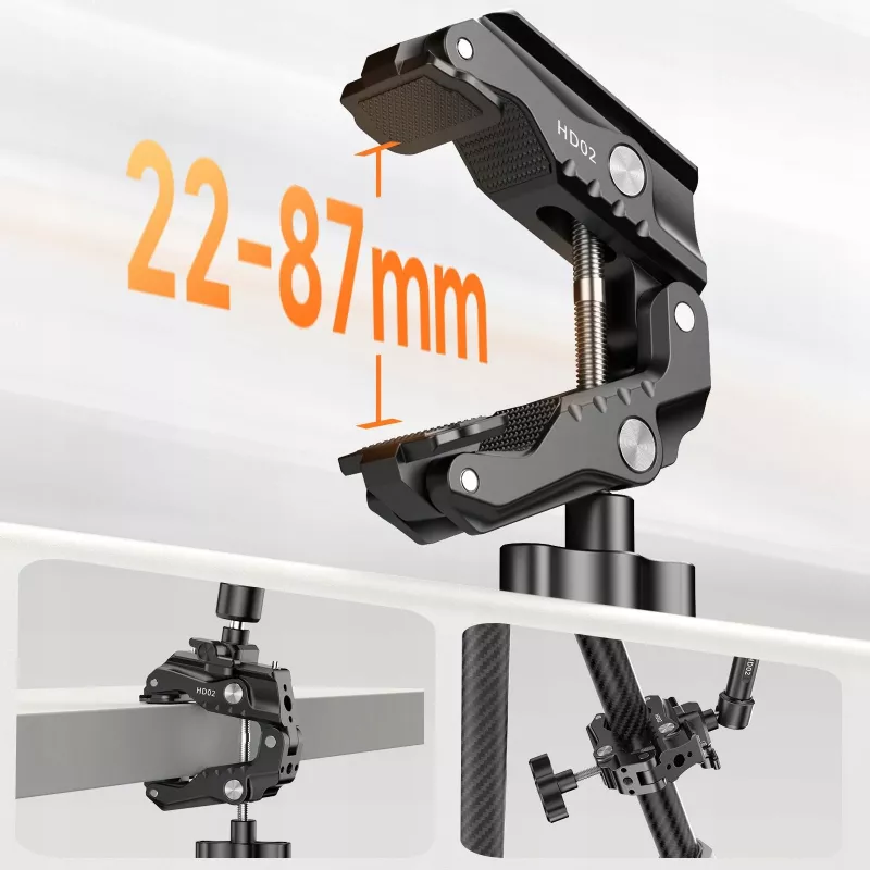 Ulanzi HD02 Magic Arm με Κλέμα, Σπείρωμα 1/4 inch