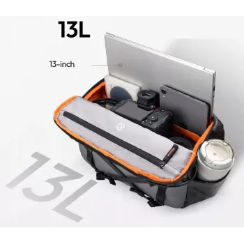 ULANZI SU02 Sling Crossbody Τσάντα Κάμερας για Spiegellose Κάμερα, Drone, Action Κάμερα - Μαύρο
