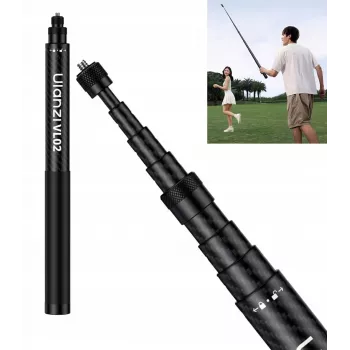 Ulanzi VL02 Selfie Stick / Μονόποδο από Ίνες Άνθρακα 2.7m με Βάση Κινητού και Αντάπτορα GoPro