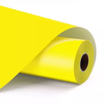 LOKLIK Permanent Adhesive Vinyl Film Ματ - Κίτρινο Λεμόνι - 30,5 x 180 cm