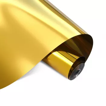 LOKLIK Permanent Adhesive Vinyl Film Mirror-Metallic Χρυσό 30,5 x 180 cm