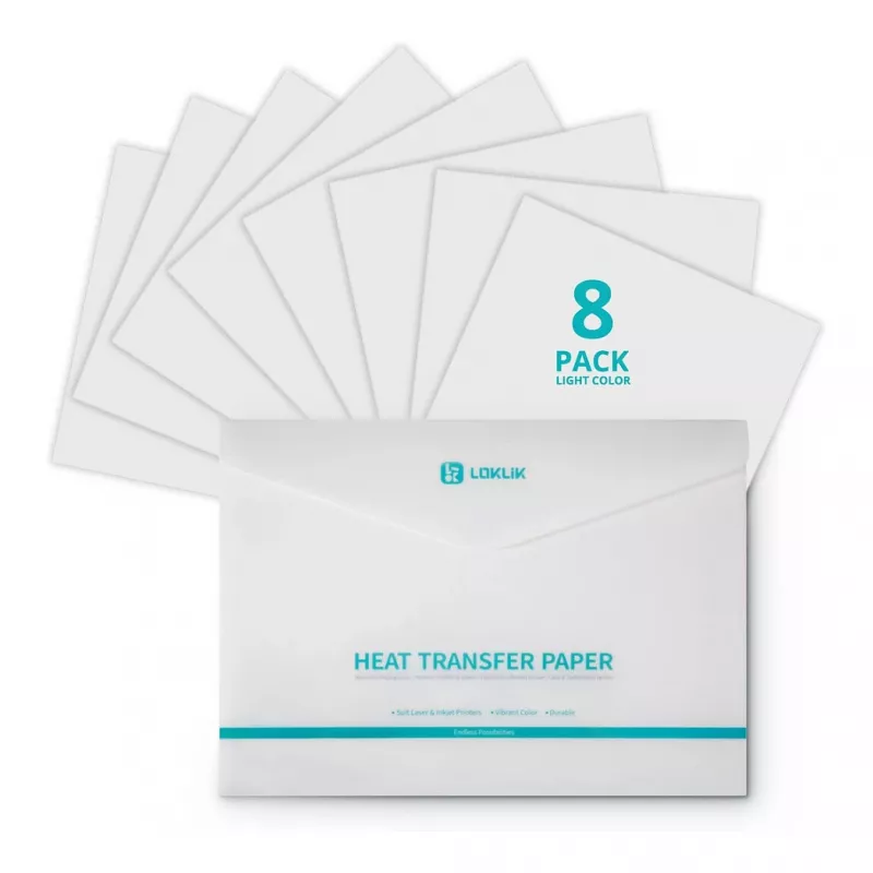 LOKLIK Europe Transfer Paper Sheets - Dark - συσκευασία 8 τεμ.