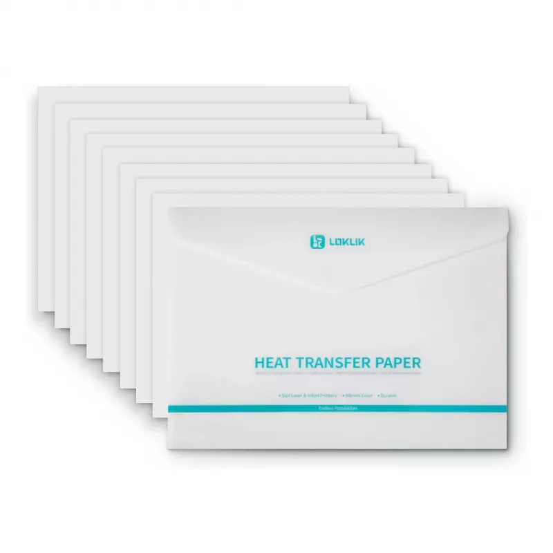 LOKLIK Europe Transfer Paper Sheets - Dark - συσκευασία 8 τεμ.