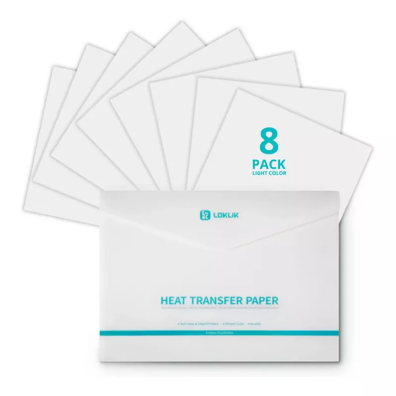 LOKLIK Europe Transfer Paper Sheets - Light - συσκευασία 8 τεμ.
