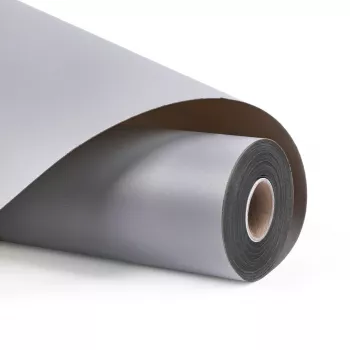 LOKLIK Μόνιμη Αυτοκόλλητη Μεμβράνη Βινυλίου Matte - Ανοιχτό Γκρι - 30,5 x 180 cm