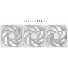 TCOMAS FA200 White Triple Pack 3x120mm Ανεμιστήρες Κουτιού