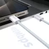 Dudao L6C καλώδιο USB-C σε USB-C 60W PD 2m λευκό