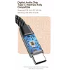 Dudao L13C+ προσαρμογέας 2-in-1 USB-C σε USB-C με ήχο και φόρτιση