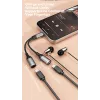 Dudao L13C+ προσαρμογέας 2-in-1 USB-C σε USB-C με ήχο και φόρτιση
