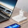 Dudao A14EUC φορτιστής 20W (περιλαμβάνεται καλώδιο USB-C σε USB-C 1m) λευκό