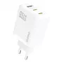 Dudao A29 65W GaN 2x USB-C + 1x USB-A Φορτιστής - Λευκό