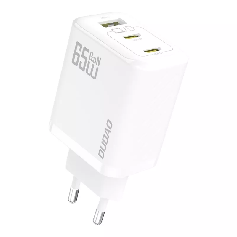 Dudao A29C 65W GaN USB-C Φορτιστής με Καλώδιο - Λευκό