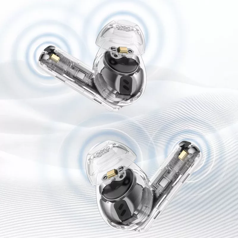 Dudao U21 TWS ANC ENC Bluetooth 5.3 Ασύρματα Ακουστικά - Μαύρο