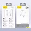 Dudao L25SL USB-A σε Lightning 1m Λευκό Καλώδιο φόρτισης και συγχρονισμού
