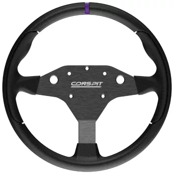 CONSPIT RX320 αγωνιστικό τιμόνι στρογγυλό - 320mm Alcantara
