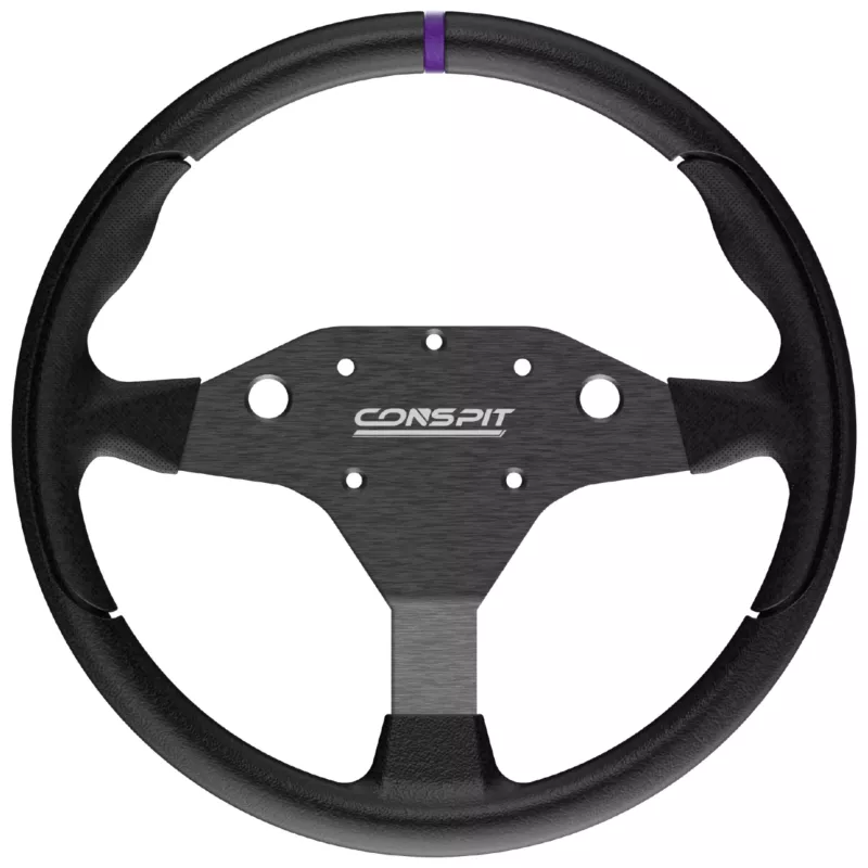 CONSPIT RX320 αγωνιστικό τιμόνι στρογγυλό - 320mm Alcantara
