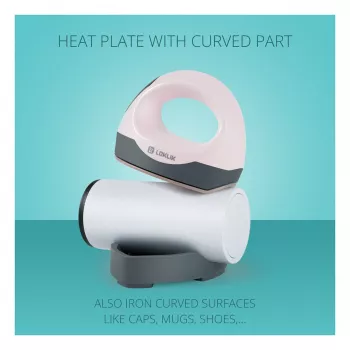 LOKLIK ImPress Mini 3 Heat Press - παστέλ ροζ