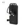 Dudao K11 Pro 20000 mAh Power Bank Μαύρο