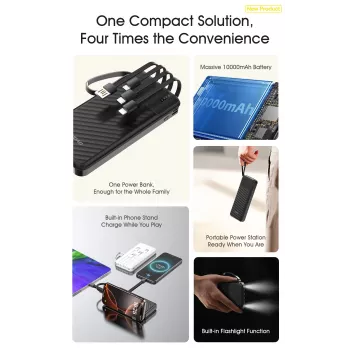 Dudao K11 Pro 20000 mAh Power Bank Μαύρο