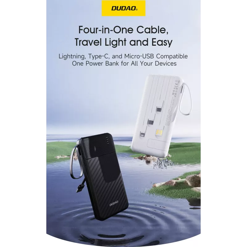 Dudao K11 Pro 20000 mAh Power Bank Μαύρο