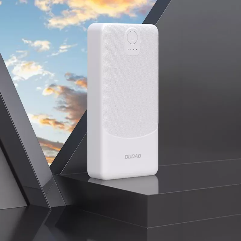Powerbank Dudao K10Pro 2.4A 20000mAh 2 x USB-A - Λευκό