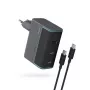 CUKTECH CUKAD1003EUG GaN 100W 2x USB-C 1x USB-A Φορτιστής με καλώδιο USB-C - Γκρι